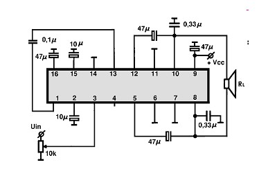 LM831 I-MONO electronics circuit
